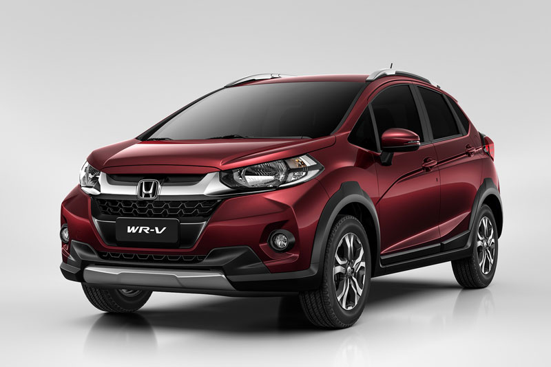 Kích thước của Honda WR-V 2017 lần lượt là 3.999x1.734x1.601 mm, trọng lượng không tải 1.087 kg.