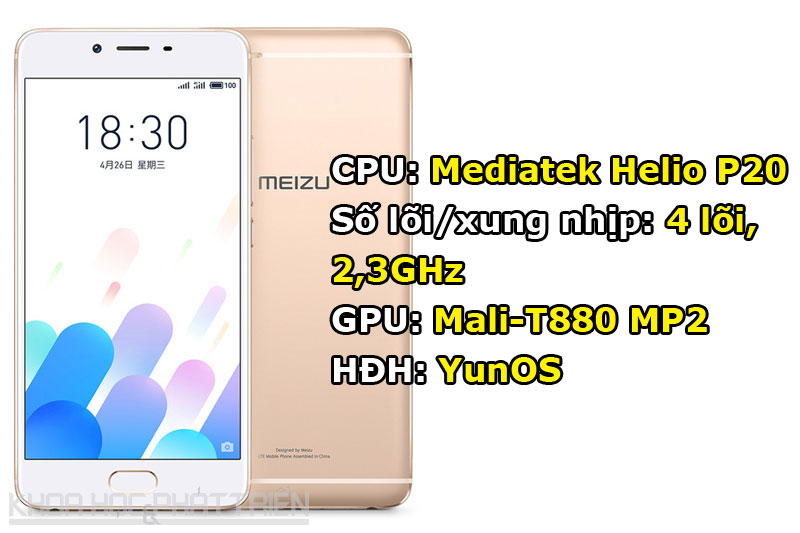 Meizu E2 được tùy biến trên giao diện Flyme 6.0.