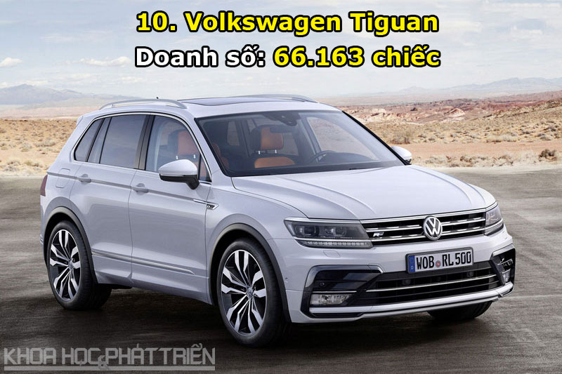 10. Volkswagen Tiguan.
