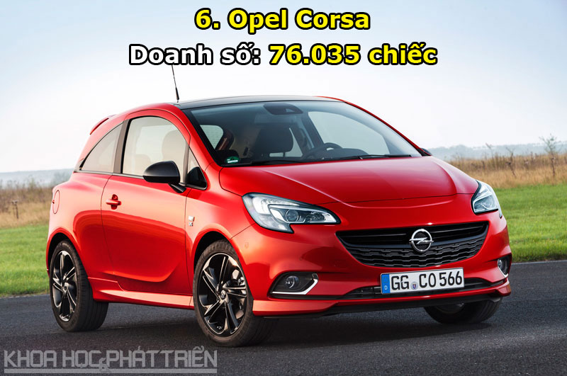 6. Opel Corsa. 