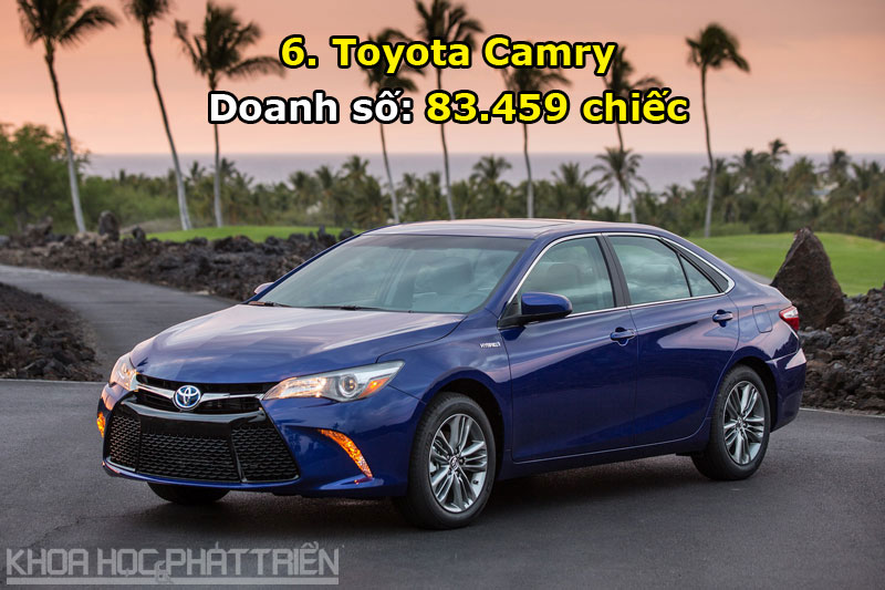 6. Toyota Camry.