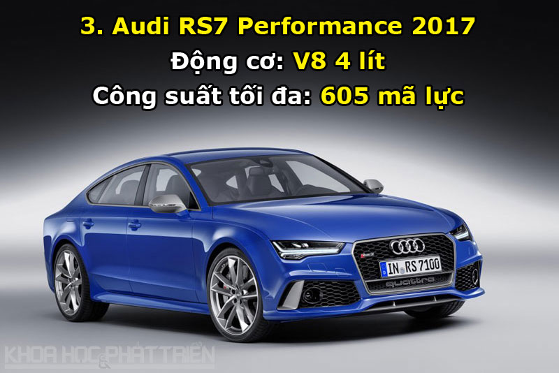 3. Audi RS7 Performance 2017.
