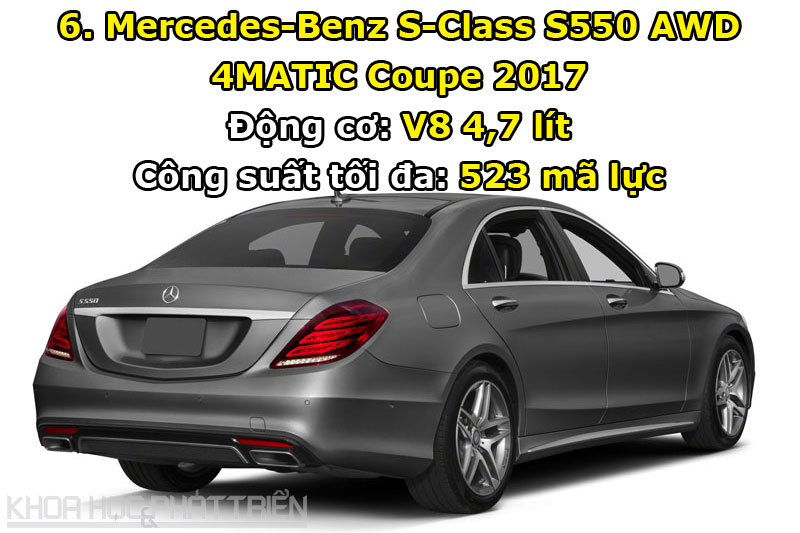 6. Mercedes-Benz S-Class S550 AWD 4MATIC Coupe 2017.