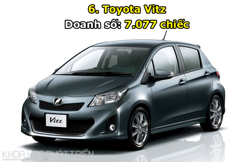 6. Toyota Vitz.