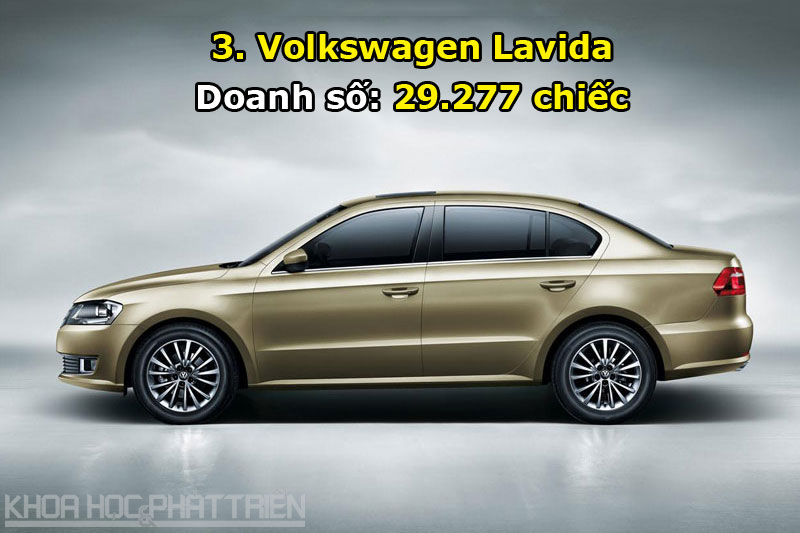 3. Volkswagen Lavida.