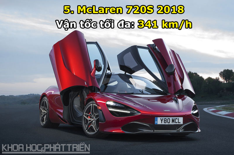 5. McLaren 720S 2018.