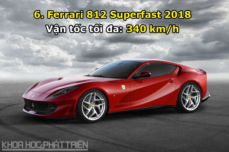 6. Ferrari 812 Superfast 2018.