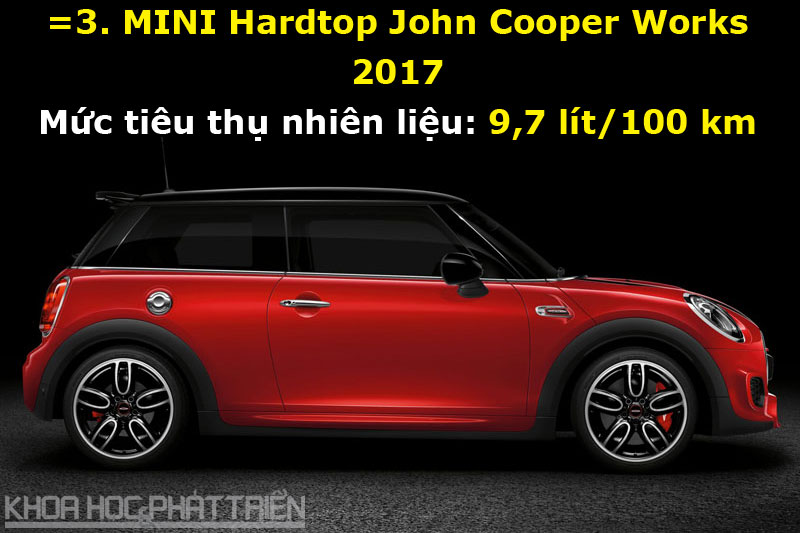 =3. MINI Hardtop John Cooper Works 2017.