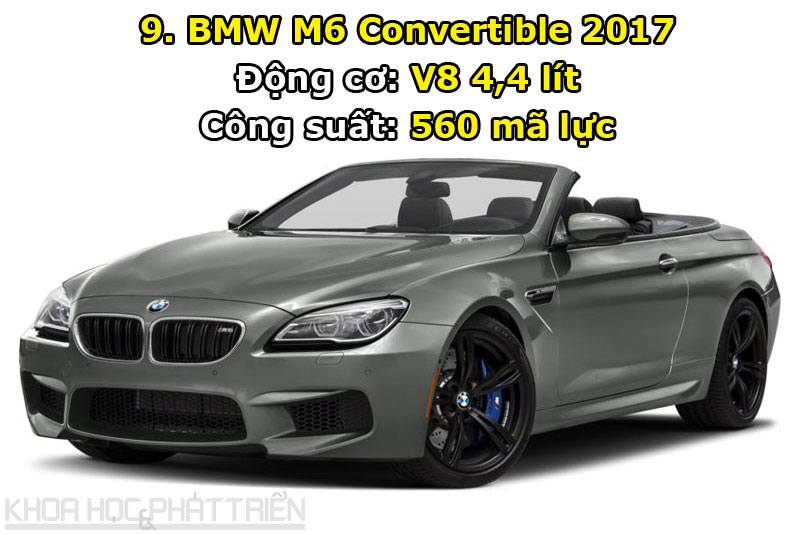 9. BMW M6 Convertible 2017.