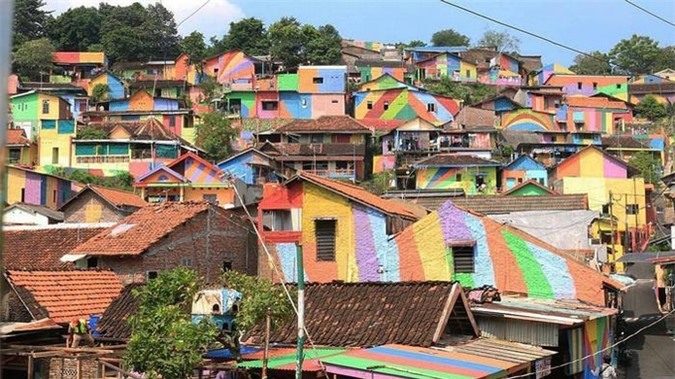Khu ổ chuột biến thành điểm 'sống ảo' nổi tiếng ở Indonesia