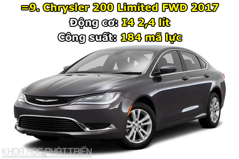 =9. Chrysler 200 Limited FWD 2017.