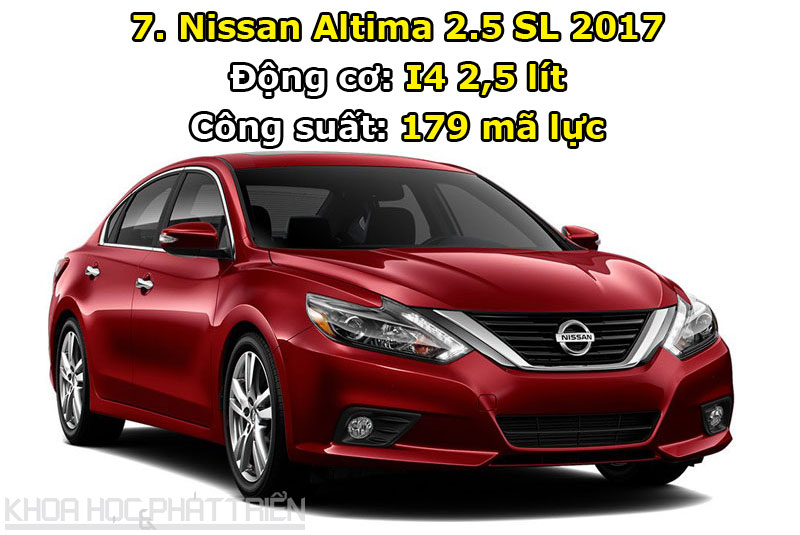 7. Nissan Altima 2.5 SL 2017.
