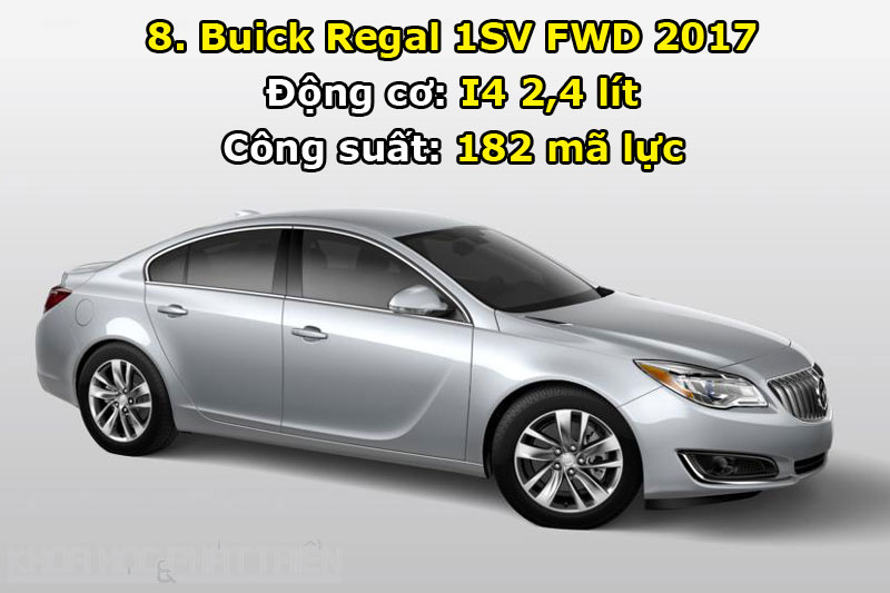 8. Buick Regal 1SV FWD 2017.