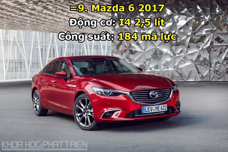 =9. Mazda 6 2017.