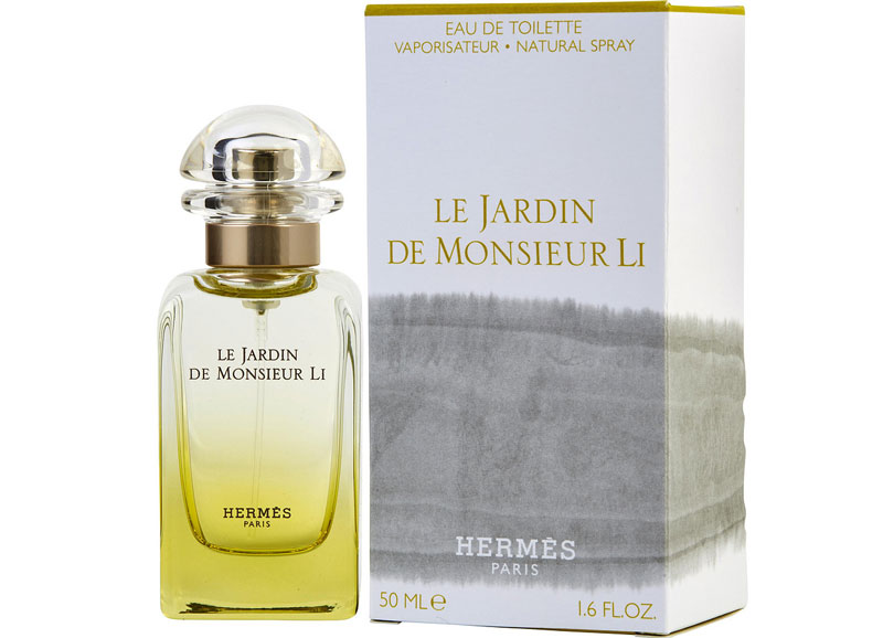 4. Hermes Le Jardin De Monsieur Li. Hương nước hoa này khiến cho người ta liên tưởng tới hương thơm tươi mát của những khu rừng ở Trung Quốc. Nó có mùi thơm của cam quýt, bạc hà và hoa nhài.