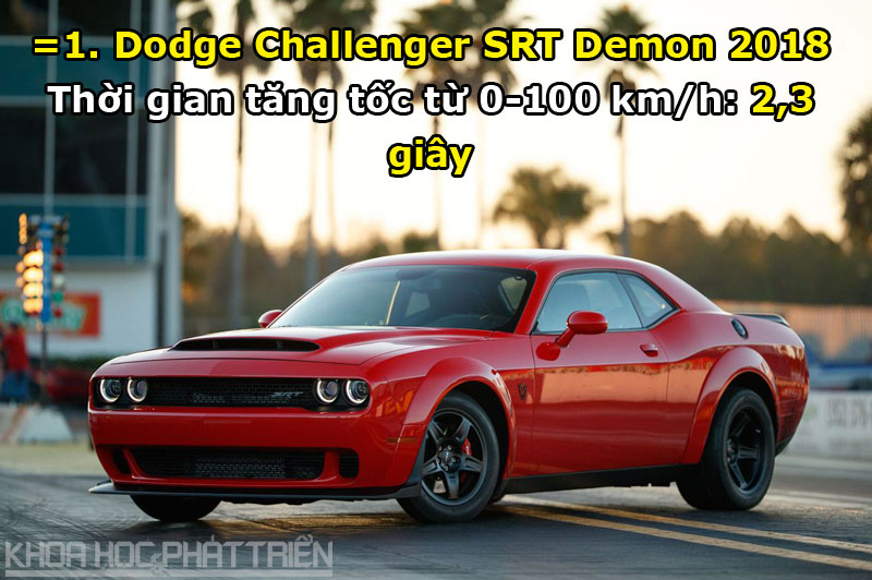 =1. Dodge Challenger SRT Demon 2018.