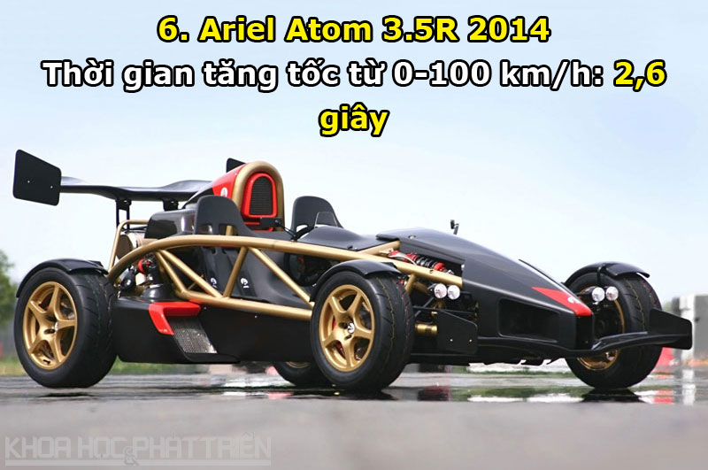 6. Ariel Atom 3.5R 2014.