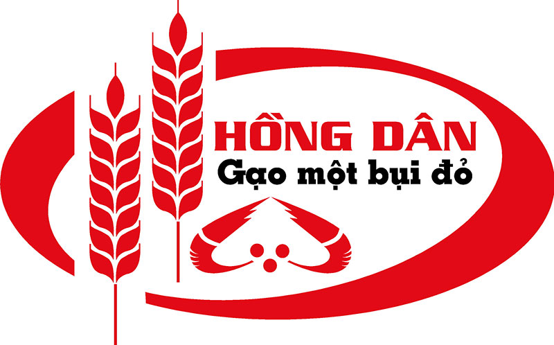 Logo gạo Một Bụi Đỏ Hồng Dân