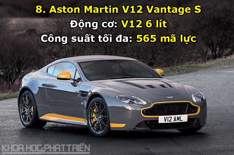 8. Aston Martin V12 Vantage S.