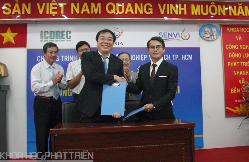 ICDERC và Công ty Senvi ký kết chuyển giao công nghệ sản xuất