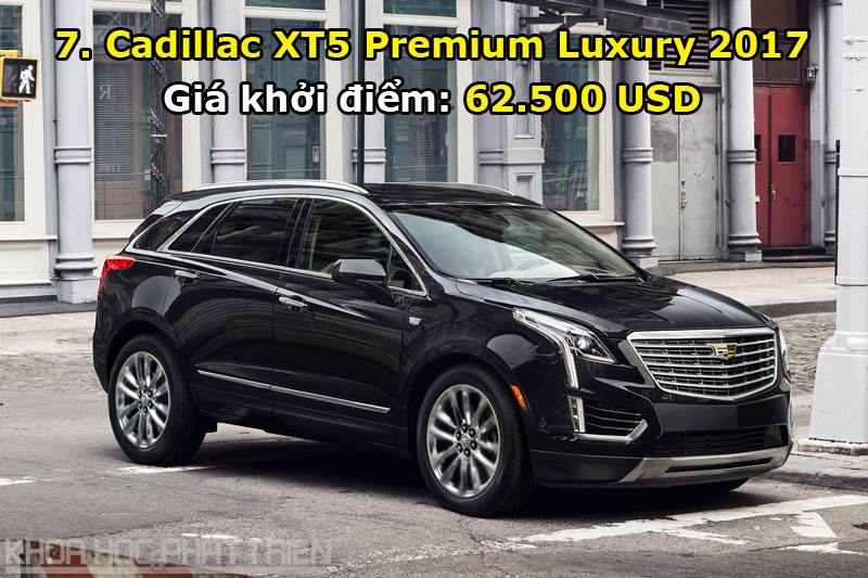 7. Cadillac XT5 Premium Luxury 2017.