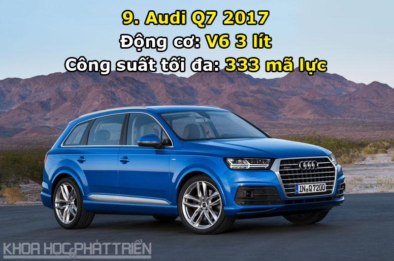 9. Audi Q7 2017.