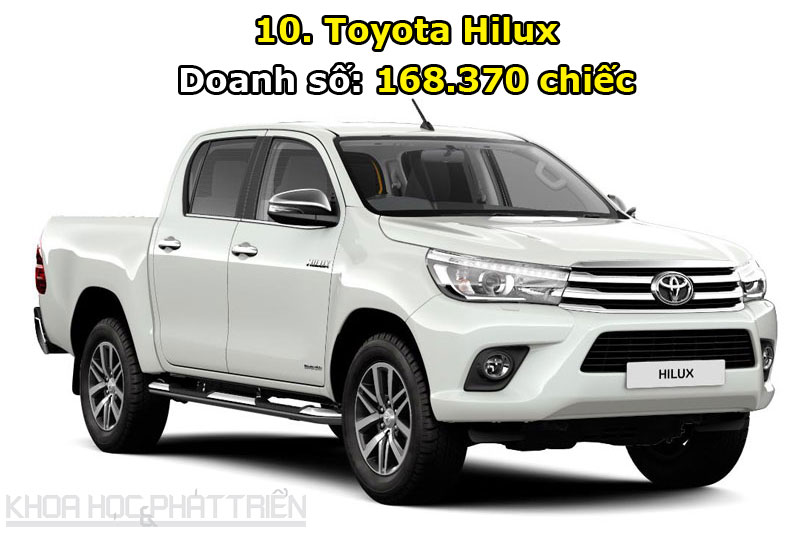 10. Toyota Hilux.