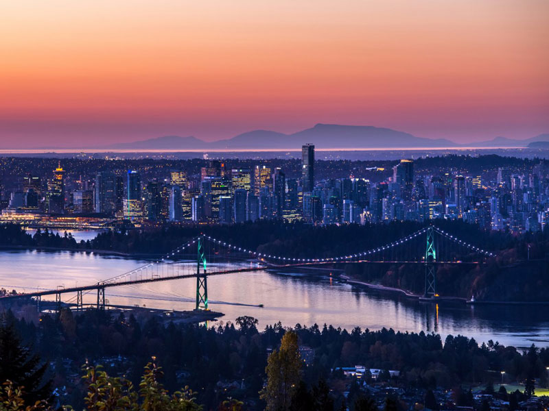 10. Vancouver. Là đô thị hải cảng duyên hải thuộc tỉnh British Columbia, Canada. Vancouver liên tục được vinh danh là một trong năm thành phố toàn cầu hàng đầu về tính dễ sống và chất lượng sinh hoạt.