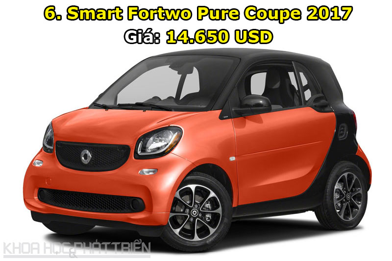 6. Smart Fortwo Pure Coupe 2017. 