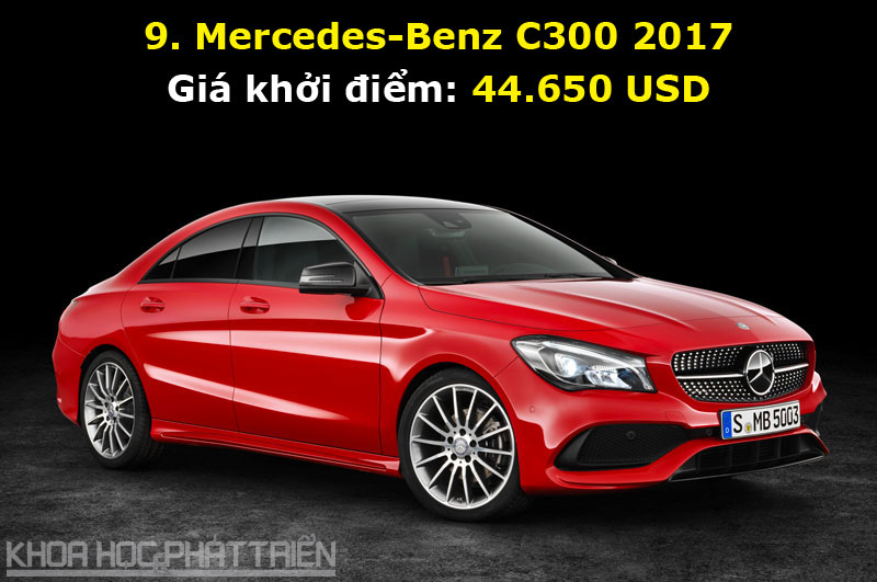 9. Mercedes-Benz C300 2017.