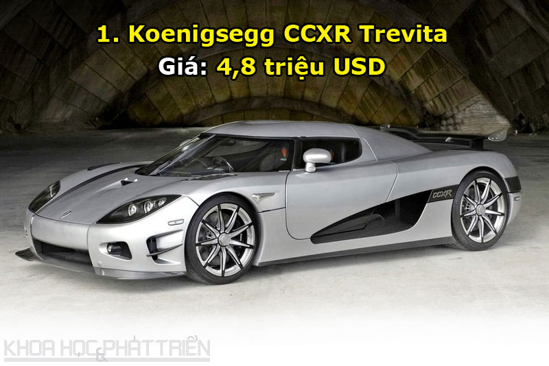 1. Koenigsegg CCXR Trevita.