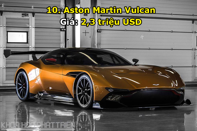 10. Aston Martin Vulcan.