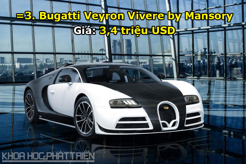 =3. Bugatti Veyron Vivere by Mansory.