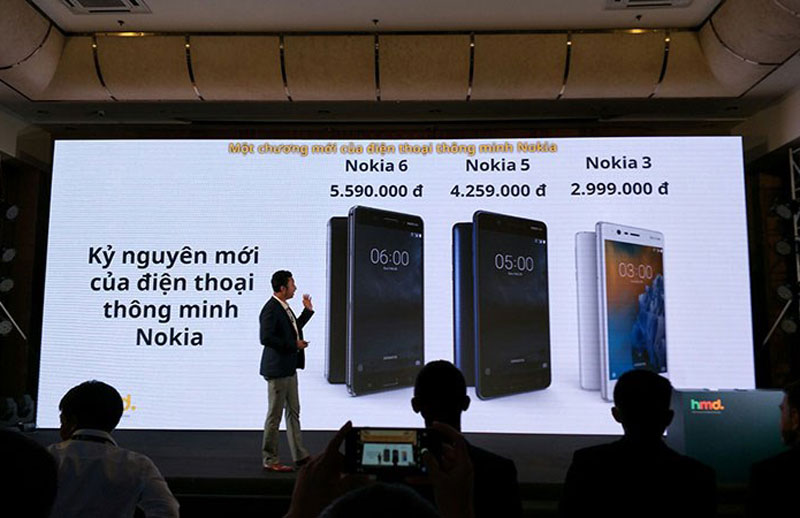 Giá Nokia 6, Nokia 5 và Nokia 3 ở Việt Nam.