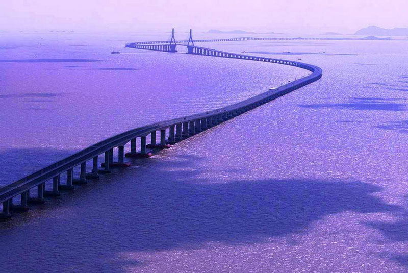 1. Cầu Đan Dương-Côn Sơn (Trung Quốc). Chiều dài: 164.800m.