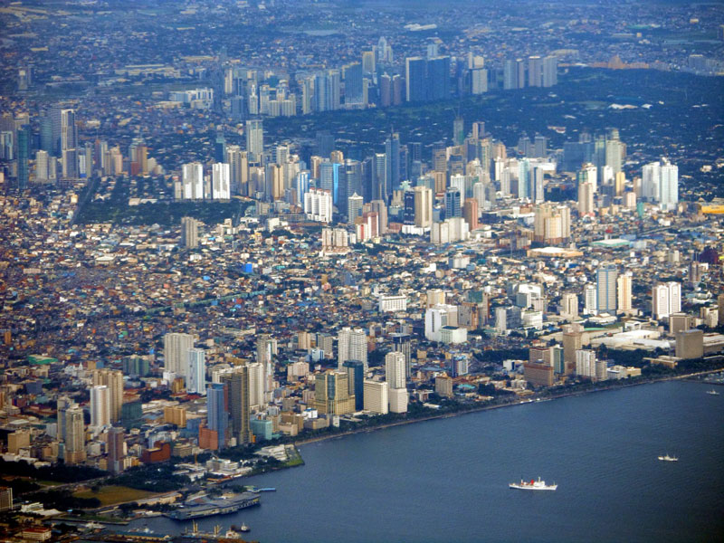4. Thủ đô Manila (Philippines). Mật độ dân số: 14.800 người/km2. 