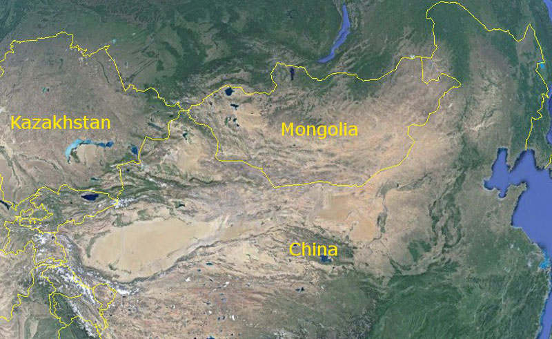 4. Trung Quốc - Mông Cổ. Chiều dài: 4.677 km.