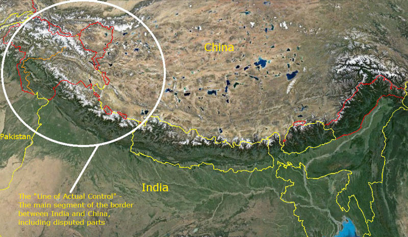 9. Trung Quốc - Ấn Độ. Chiều dài: 3.380 km.