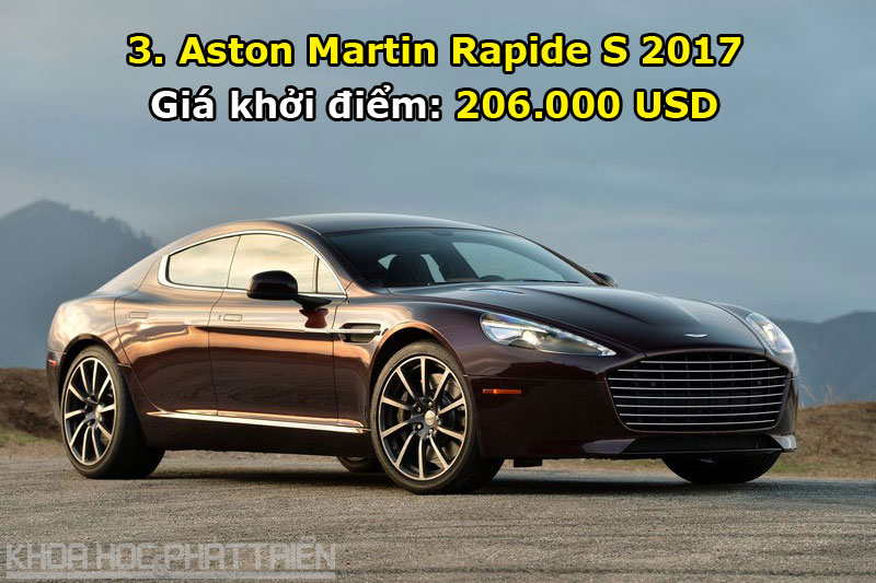 3. Aston Martin Rapide S 2017.