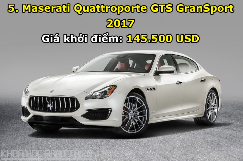 5. Maserati Quattroporte GTS GranSport 2017.