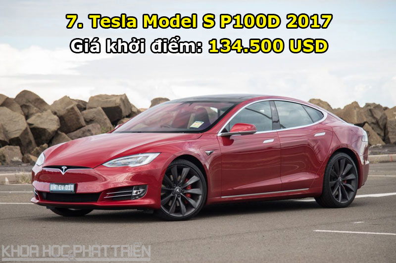 7. Tesla Model S P100D 2017.