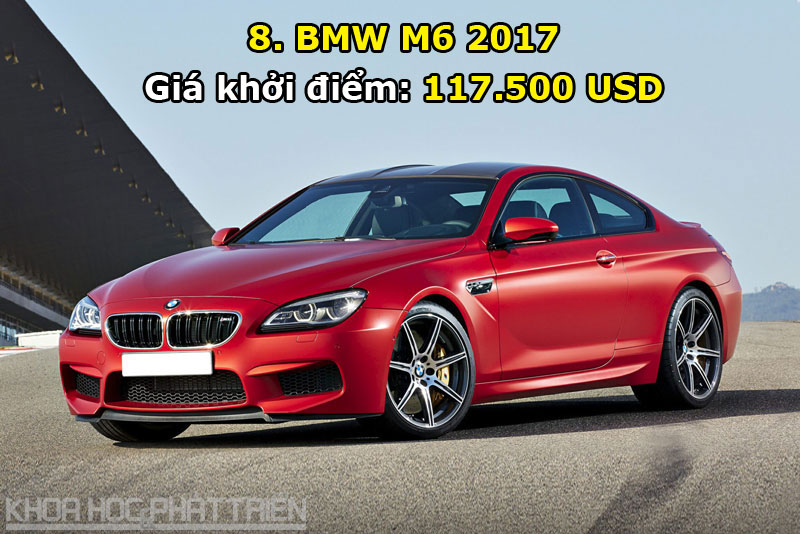 8. BMW M6 2017.