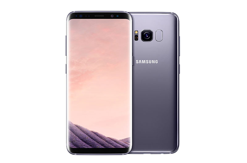 Samsung Galaxy S8 Plus màu tím khói.