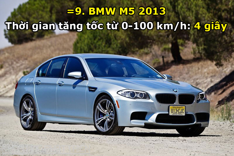 =9. BMW M5 2013.