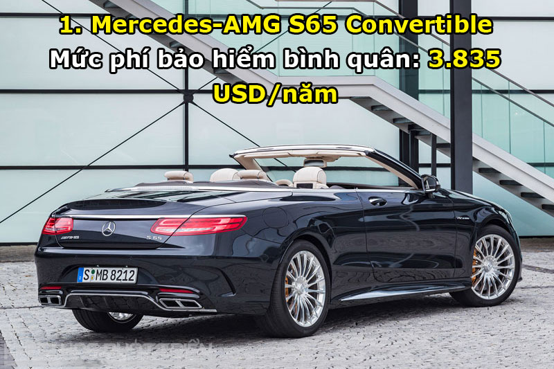 1. Mercedes-AMG S65 Convertible.
