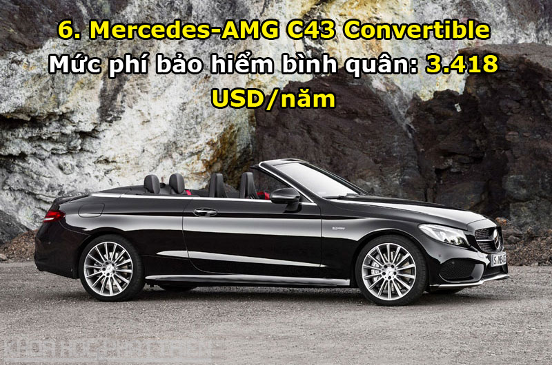 6. Mercedes-AMG C43 Convertible.