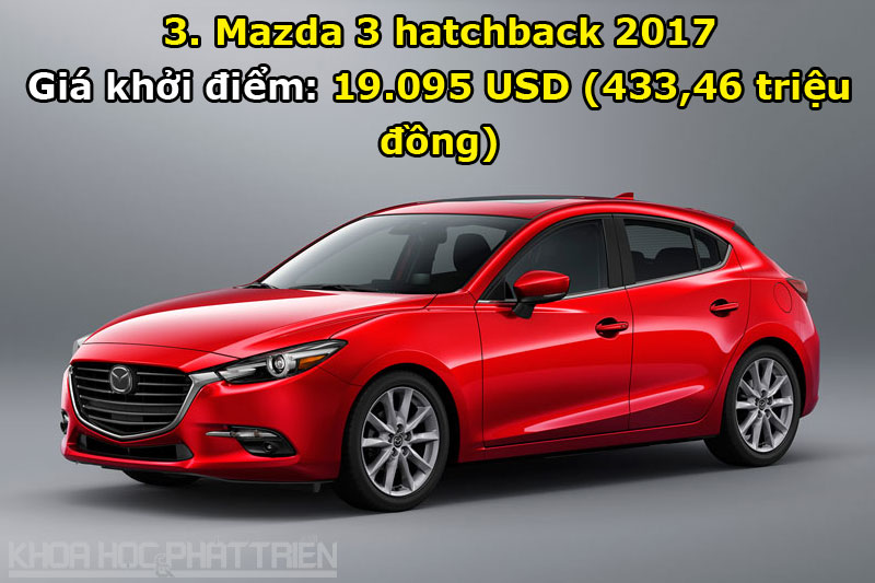 3. Mazda 3 hatchback 2017.