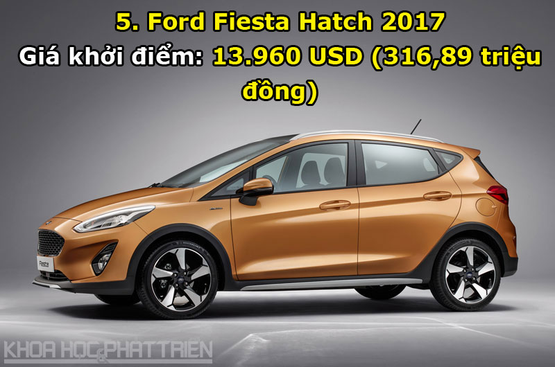 5. Ford Fiesta Hatch 2017.