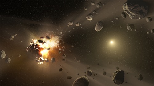 Trong vũ trụ có rất nhiều tiểu hành tinh lang thang. Đồ họa: NASA.