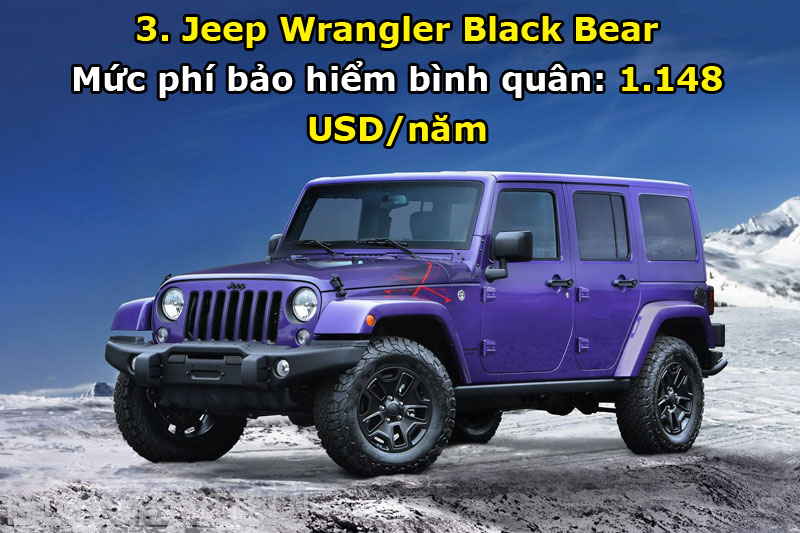 3. Jeep Wrangler Black Bear.